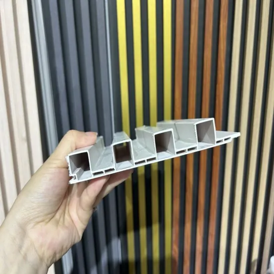 Wooden Grain PVC WPC Wall Panels Board for Interior and Exterior Wall Decoration 