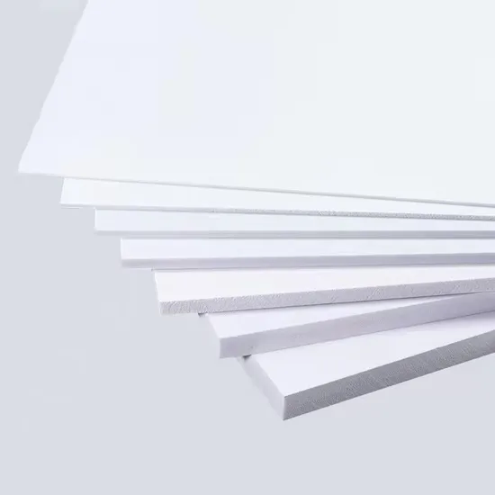 3mm 4mm 9mm 13mm 17mm White Color Wholesale Forex 18mm PVC Celuka Foam Board for Signs Display 