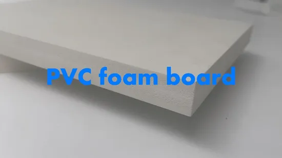 White Waterproof Plastic PVC Celuka Foam for Kitchen Cabinet Furniture Board 