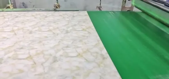 High Glossy UV Caoted PVC Marble Plastic Board for Decoration 