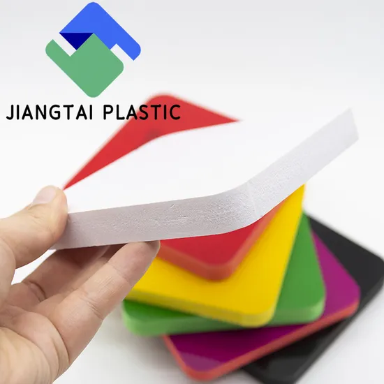 Jiangtai Plastic Black Celuka Foam Board Advertising Sign Board Color Cutting PVC Sheet 